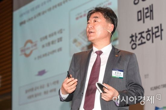 [2018 아시아미래기업포럼] 정현천 SK 전무 "사회에 도움되는 기업, 성과도 높아"