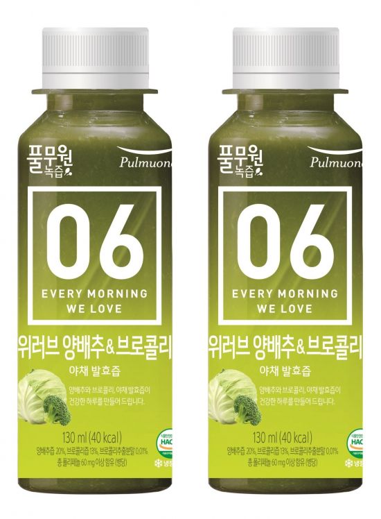 풀무원, ‘위러브 양배추&브로콜리’ 리뉴얼 대박…350만병 돌파