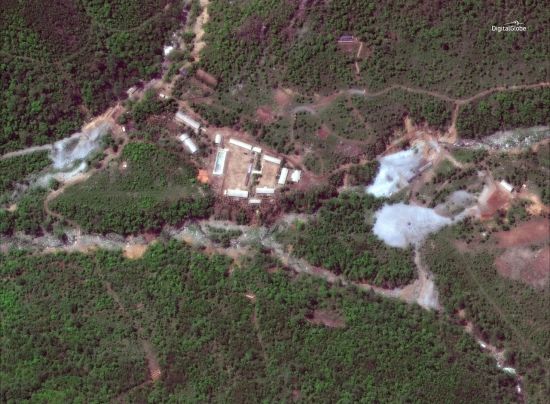 북한 함경북도 길주군 풍계리에 위치한 핵실험장의 산이름은 만덕산이 아닌 만탑산으로 알려졌다.(사진=연합뉴스)
