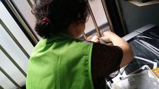 어르신댁 방충망 수리