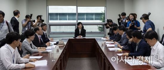 [포토] 노동부, 최저임금 산입범위 관련 긴급 대책회의