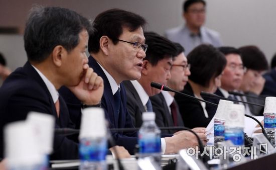 [포토] 인사말하는 최종구 금융위원장