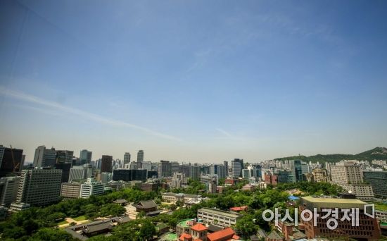 [포토] '미세먼지 없는 서울하늘'