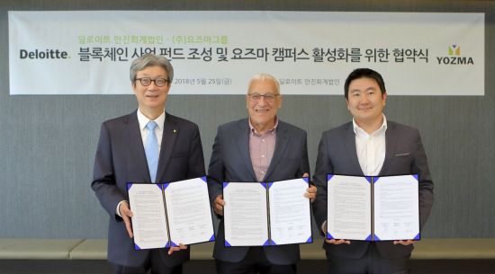 딜로이트 안진, 요즈마 그룹과 블록체인 협력 펀드 조성