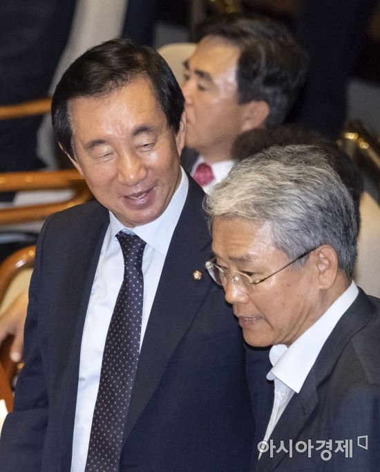 [포토] 김성태의 '미소'