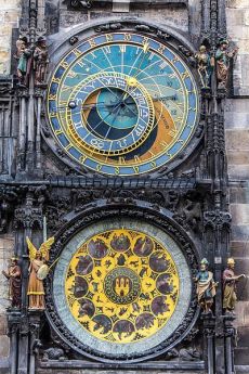 체코 프라하에 있는 천문시계.