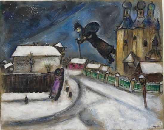 <샤갈 러브 앤 라이프 展> '비테프스크위에서'