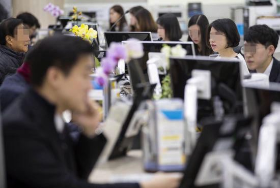 은행 창구 참고이미지(연합뉴스)