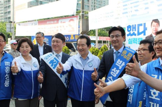 정세균 전 국회의장"박성수 송파구청장 후보 노대통령이 칭찬한 비서관"