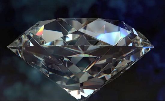 정밀하게 세공된 아름다운 다이아몬드.[사진=유튜브 화면캡처]