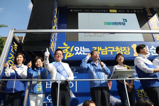 박원순 "강남서 60%이상 지지 받으면 '강남스타일' 춤 추겠다"