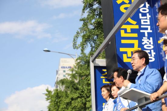 박원순 "강남서 60%이상 지지 받으면 '강남스타일' 춤 추겠다"