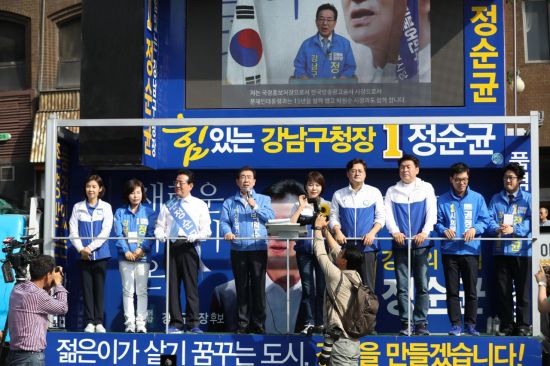 박원순 "강남서 60%이상 지지 받으면 '강남스타일' 춤 추겠다"