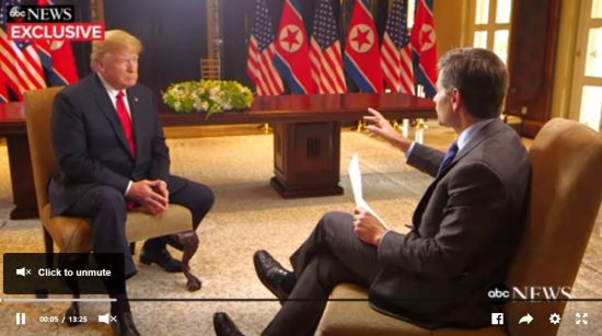 트럼프 "김정은 믿는다…핵우산 제거·주한미군 철수 논의 안 해" (종합)