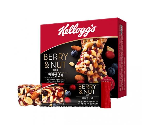 농심켈로그, 프리미엄 시리얼바 ‘베리앤넛바’ 출시
