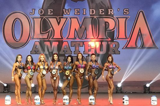 [포토]김영지 선수, ‘IFBB 2018 아마추어 올림피아 차이나’ 대회서 3위 입상