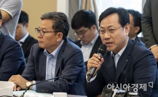 [포토] 남북철도 관련 발언하는 오영식 사장