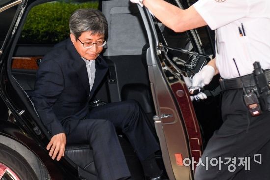 [포토] 대법원 도착한 김명수 대법원장