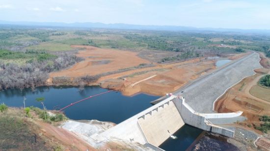 서부발전과 SK건설이 참여한 세남노이 수력발전소. 세남노이 수력발전소는 2013년에 11월에 착공해 2019년 2월 완공예정이다.