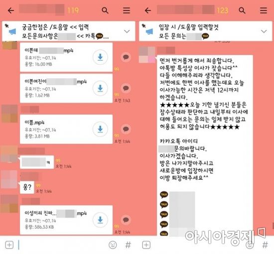 음란사이트 폐쇄되자…독버섯처럼 퍼지는 카카오톡 '夜톡방'