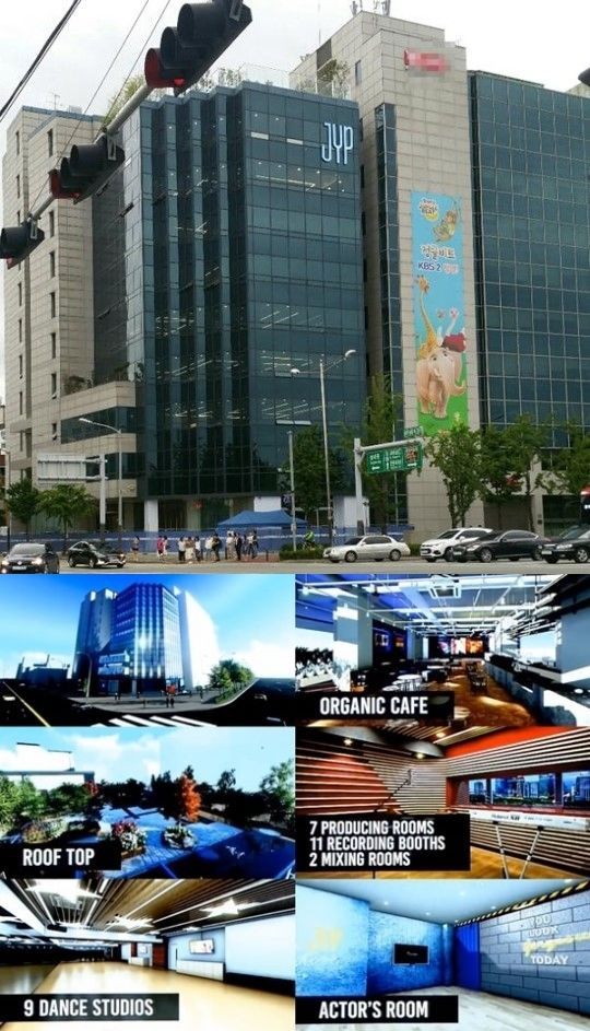 JYP 신사옥 공개, 유기농 카페부터 루프탑까지…매입가 202억