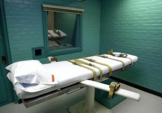 미국 텍사스주 헌츠빌 교도소 내 사형집행실.