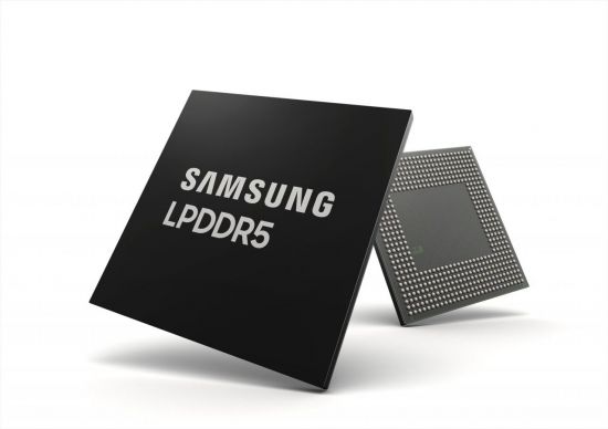 삼성전자 8GB LPDDR5 D램 패키지 / 출처=삼성전자