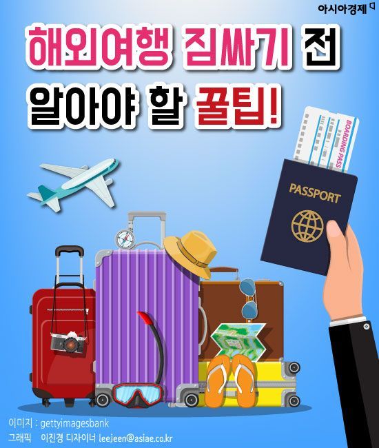 [카드뉴스]해외여행 짐싸기 전 알아야 할 꿀팁!