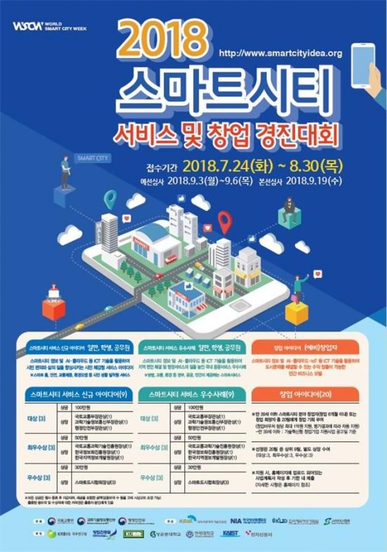 '시민이 만드는 스마트시티'…서비스·창업 경진대회 개최