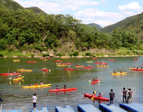 동강에 뗏목이 뜬다. 영월동강 뗏목축제 내달 2일 개막