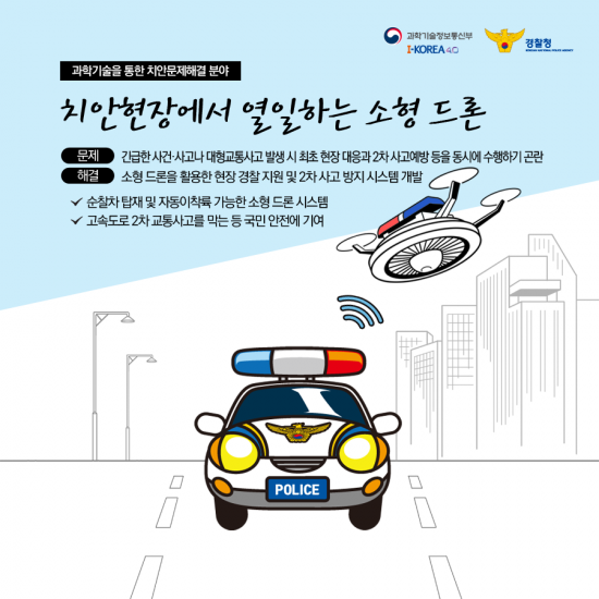 교통사고 나면 경찰드론 날아와 2차 사고 막는다