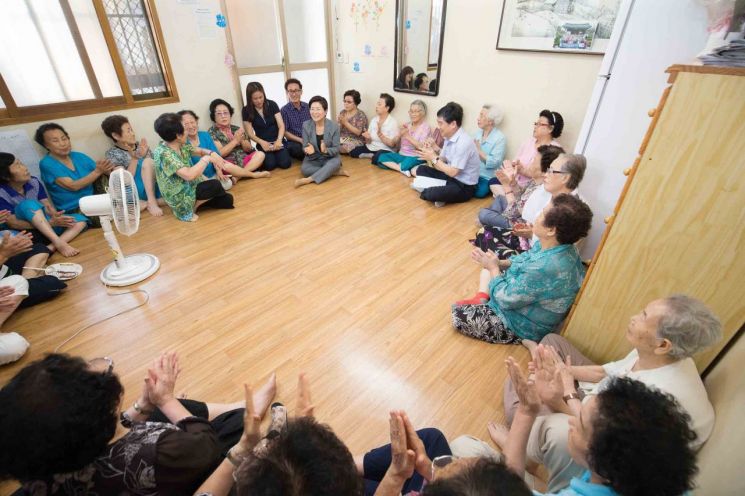 김미경 은평구청장, 폭염현장 출동한 까닭?