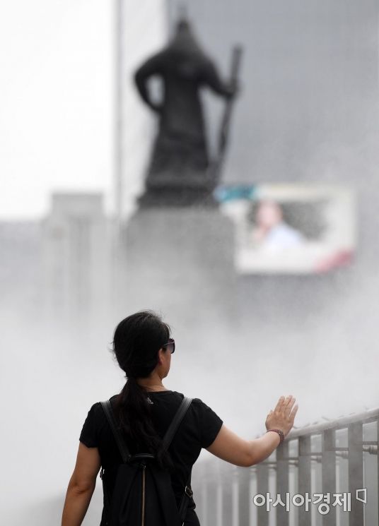 [포토]시원한 물안개 속으로