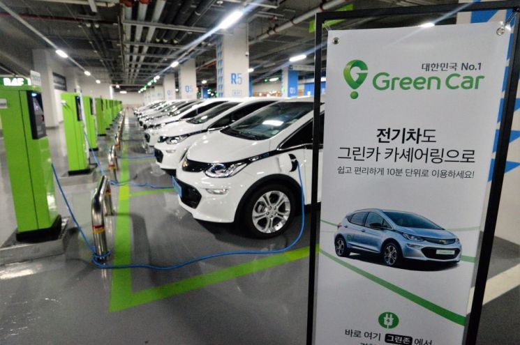 그린카, 전기·하이브리드車 100대 추가…친환경 카셰어링 서비스 확대