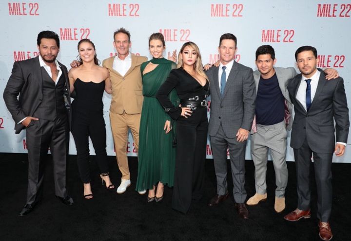 '마일22' 씨엘, 할리우드 배우들과 나란히 촬영