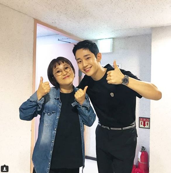 이영자 반한 정해인 근황, 엄지척 포즈에 훈훈한 미소까지 ‘시선 집중’ 