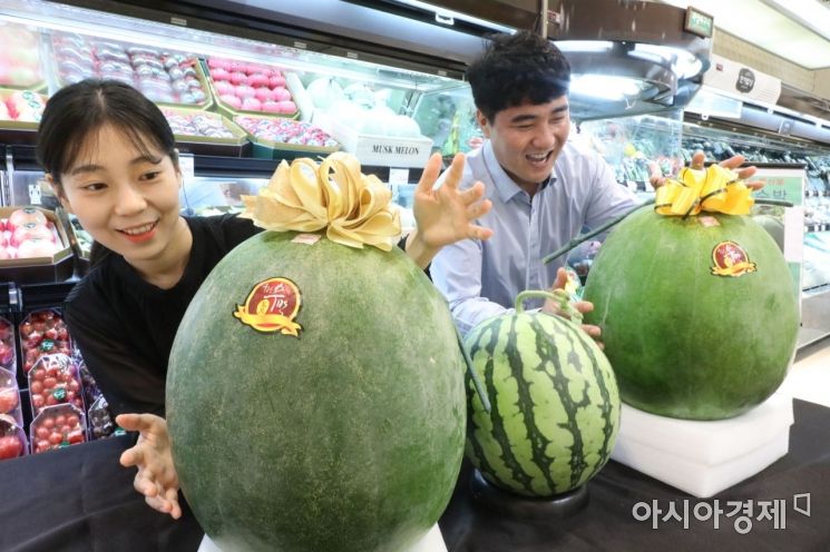 롯데백화점 광주점, 광주 대표 명물 “무등산 수박” 선보여
