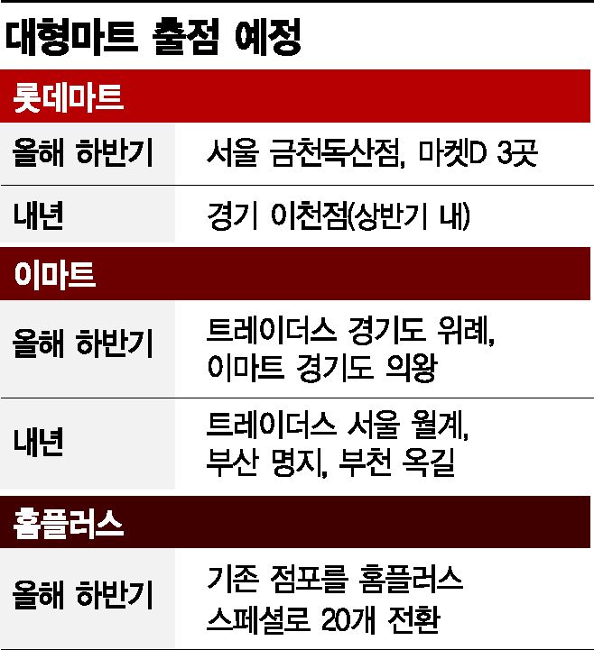 대형마트, 다시 '신규출점' 승부수…"어려울수록 투자"(종합) 