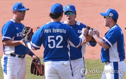 한국-중국 야구 슈퍼라운드 선발투수 임기영…한국, 1-0 리드