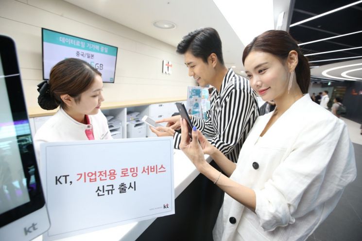 KT, 기업 전용 로밍 요금제 출시.. 해외출장 요금 걱정無
