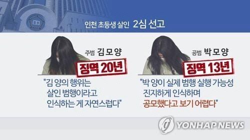 '인천 초등생 살인사건' 범인들 최후 진술…"반성하고 있다"