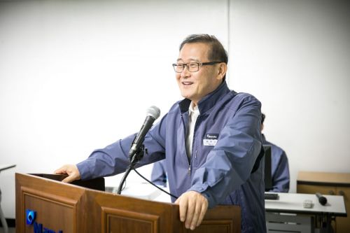 만도, 전자식 브레이크 'MGH-100' 무결점 양산 기념식