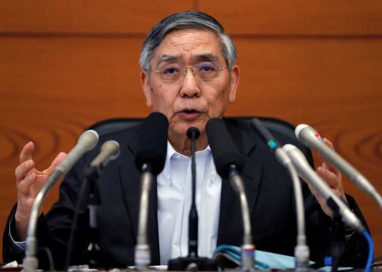 日 기준금리 동결…구로다 "물가 2% 달성시 금융완화 출구전략"(종합)
