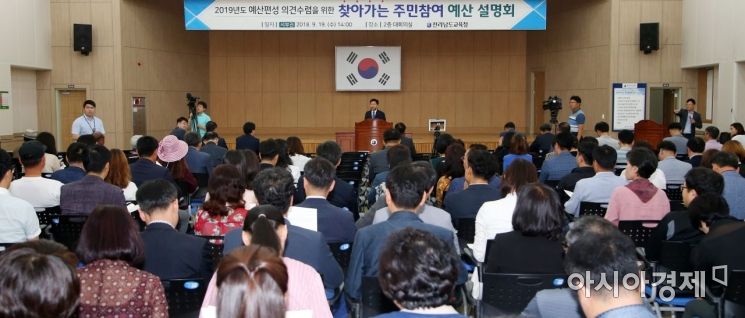 도교육청 서부권 ‘주민참여예산 설명회’ 개최