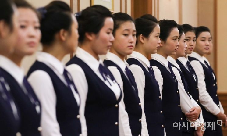 [포토]백화원 영빈관 봉사원들