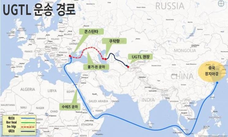 CJ대한통운, 1763톤 초중량 플랜트 기자재 운송 