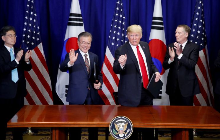 김현종 통상교섭본부장 "트럼프 취임 후 첫 FTA가 한미FTA…의미 있다"