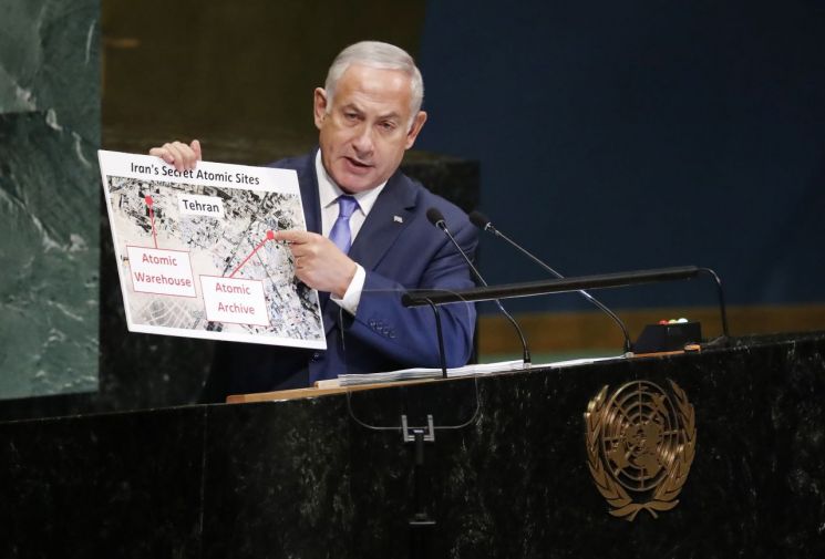 이스라엘 총리의 폭로 "이란, 핵관련 비밀 창고 두고 있다"(종합)