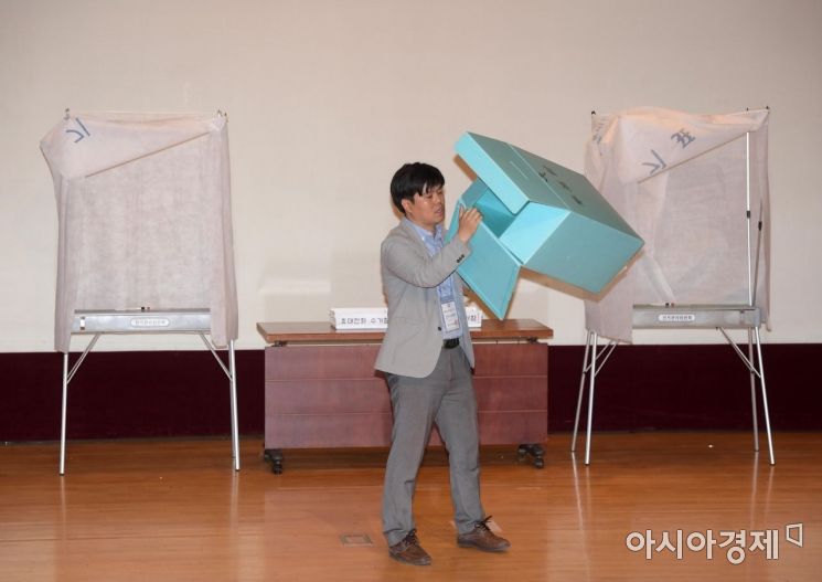 [포토]'총무원장 선거 깨끗하게 하겠습니다'