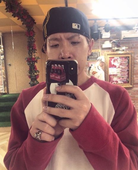 [#스타샷] '쇼미더머니777' 나플라, 거울에 비친 내모습에 'workin'